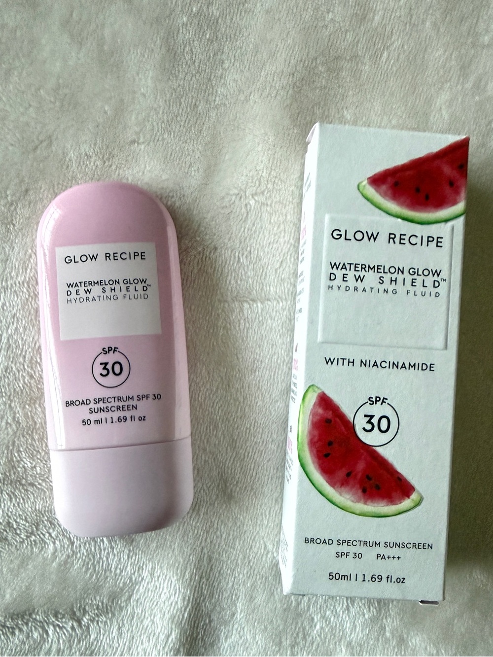 Glow Recipe Watermelon Glow Dew Shield Hydrating Fluid SPF 30 Face 1.69 oz